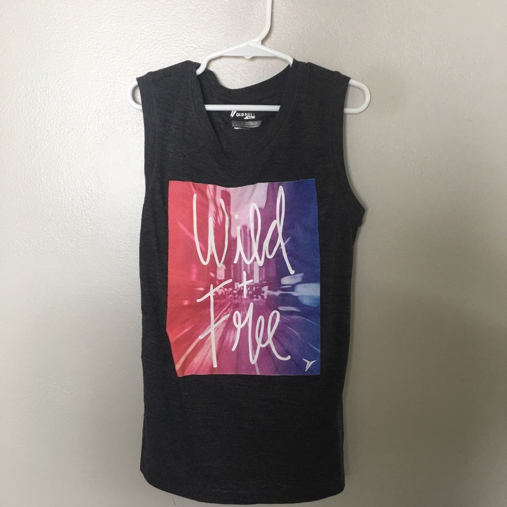 Wild and free old navy kid tank